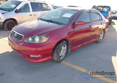 2005 Toyota Corolla S z USA, uszkodzony, nr VIN 2T1BR32E35C346095